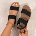 Stretch Elastic Sandals – Lightweight Slip-On for Walking and Travel