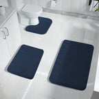 Tapis de bain en mousse à mémoire de forme CloudStride 3 pièces antidérapants