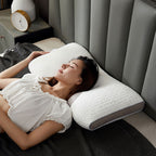 NexaCloud Soft Neck Support Pillow For Back Or Side Sleepers