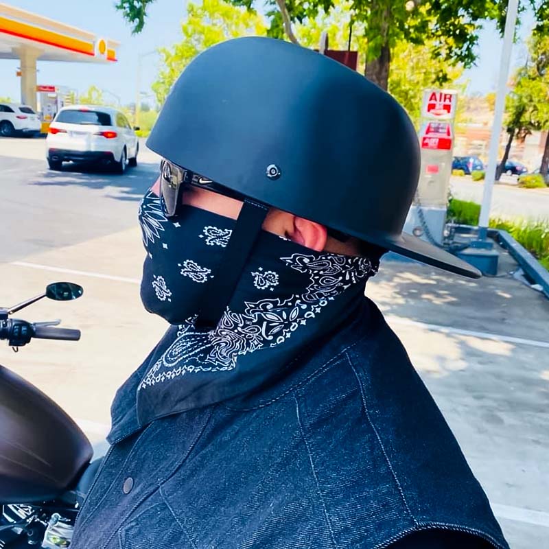 Motocyklová přilba RoverGuard ve stylu baseballové čepice s pohodlným střihem a certifikací DOT