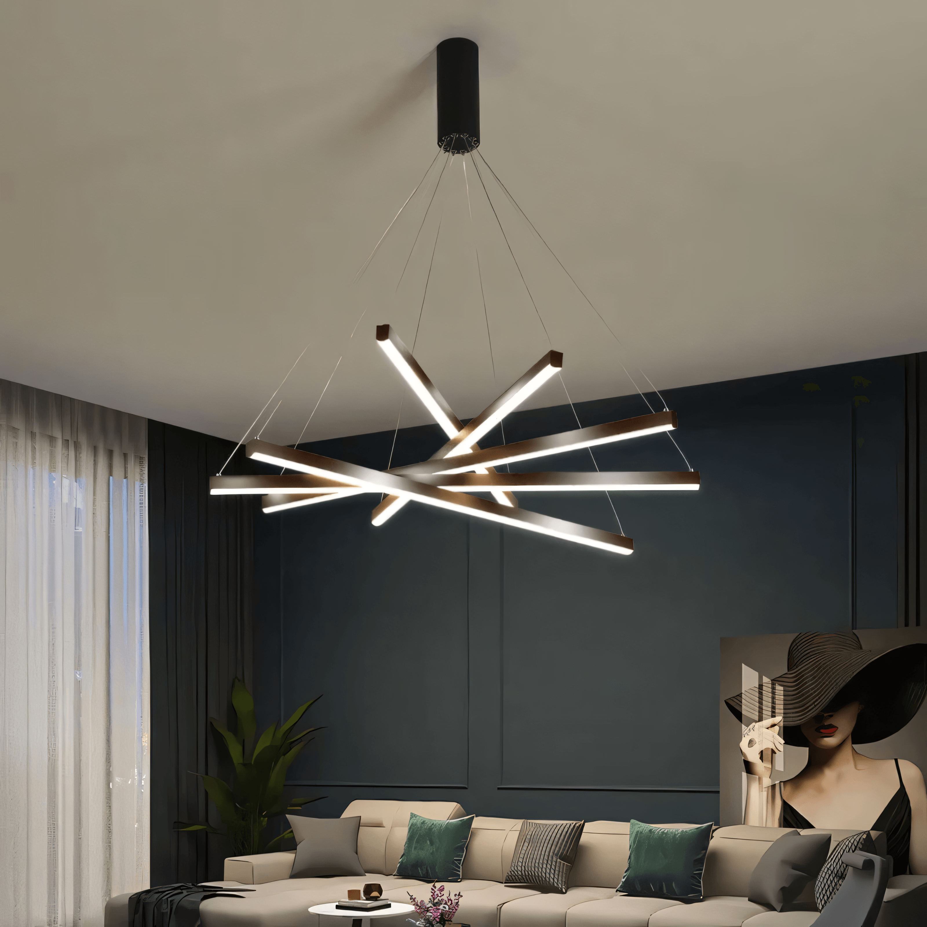 Candelabru stratificat Vespera pentru interioare moderne