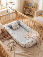 Extra-Long Baby Sleep Pod with Cervical Pillow
