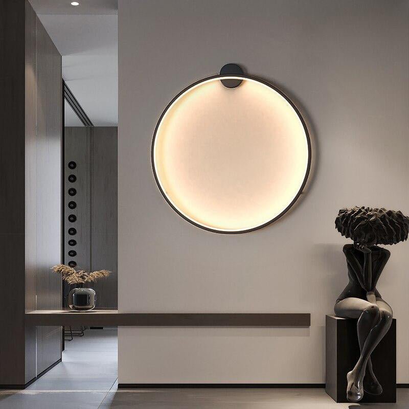 NovaHalo LumaNova Circular Wall Lamp For Modern Minimalist Interiors