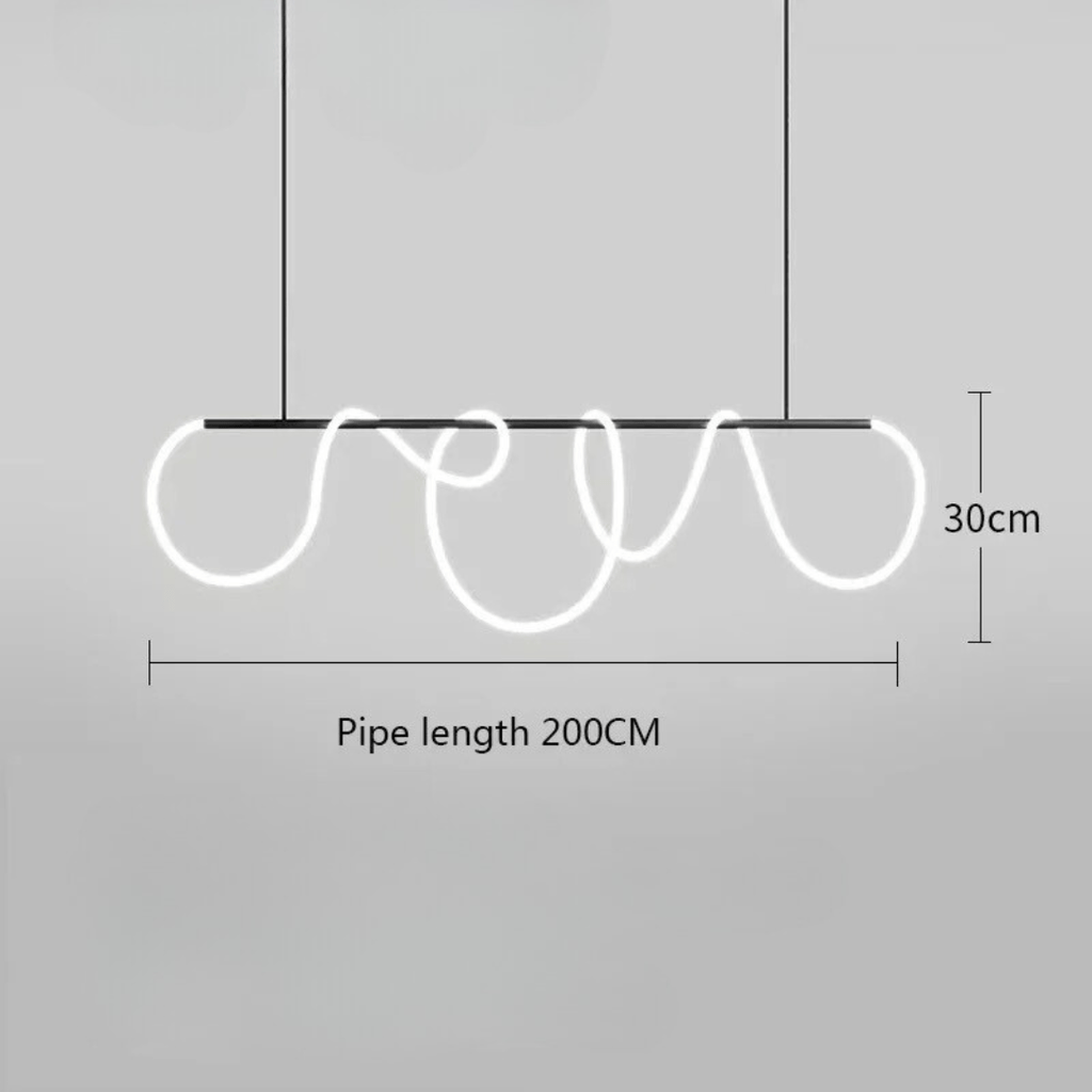 Lustre Plafonnier Moderne Lunara pour Espaces de Vie