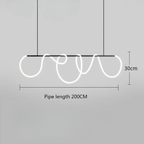 Lustre Plafonnier Moderne Lunara pour Espaces de Vie