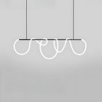 Lustre Plafonnier Moderne Lunara pour Espaces de Vie