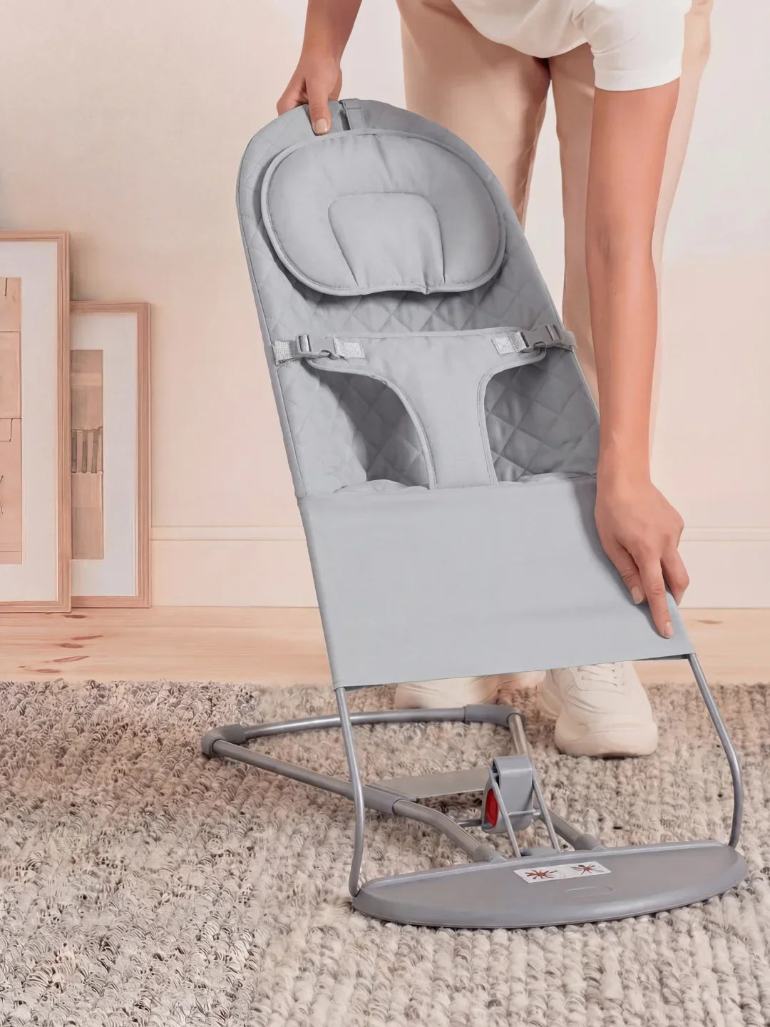 Foldable Ergonomic Baby Bouncer Seat