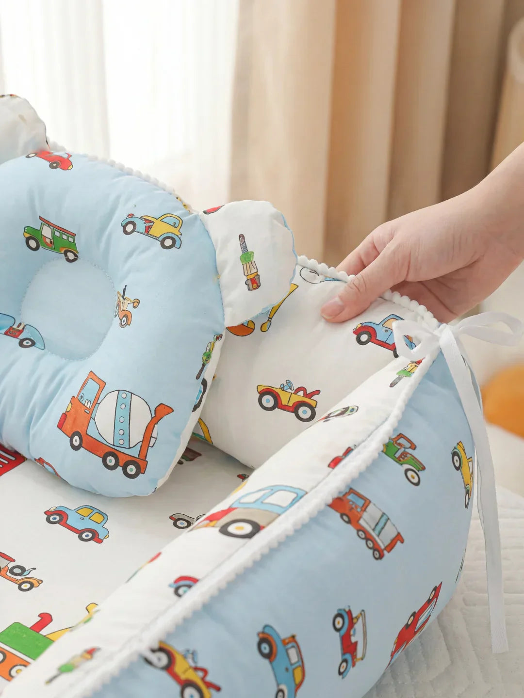 Extra-Long Baby Sleep Pod with Cervical Pillow