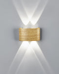 LumaVerde Woodgrain Sconce Outdoor LED Lighting Weatherproof