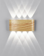 LumaVerde Woodgrain Sconce Outdoor LED Lighting Weatherproof