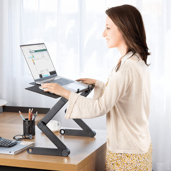 Virex Ergonomischer Laptop-Ständer mit 360-Grad-Drehung für Reisen oder Homeoffice