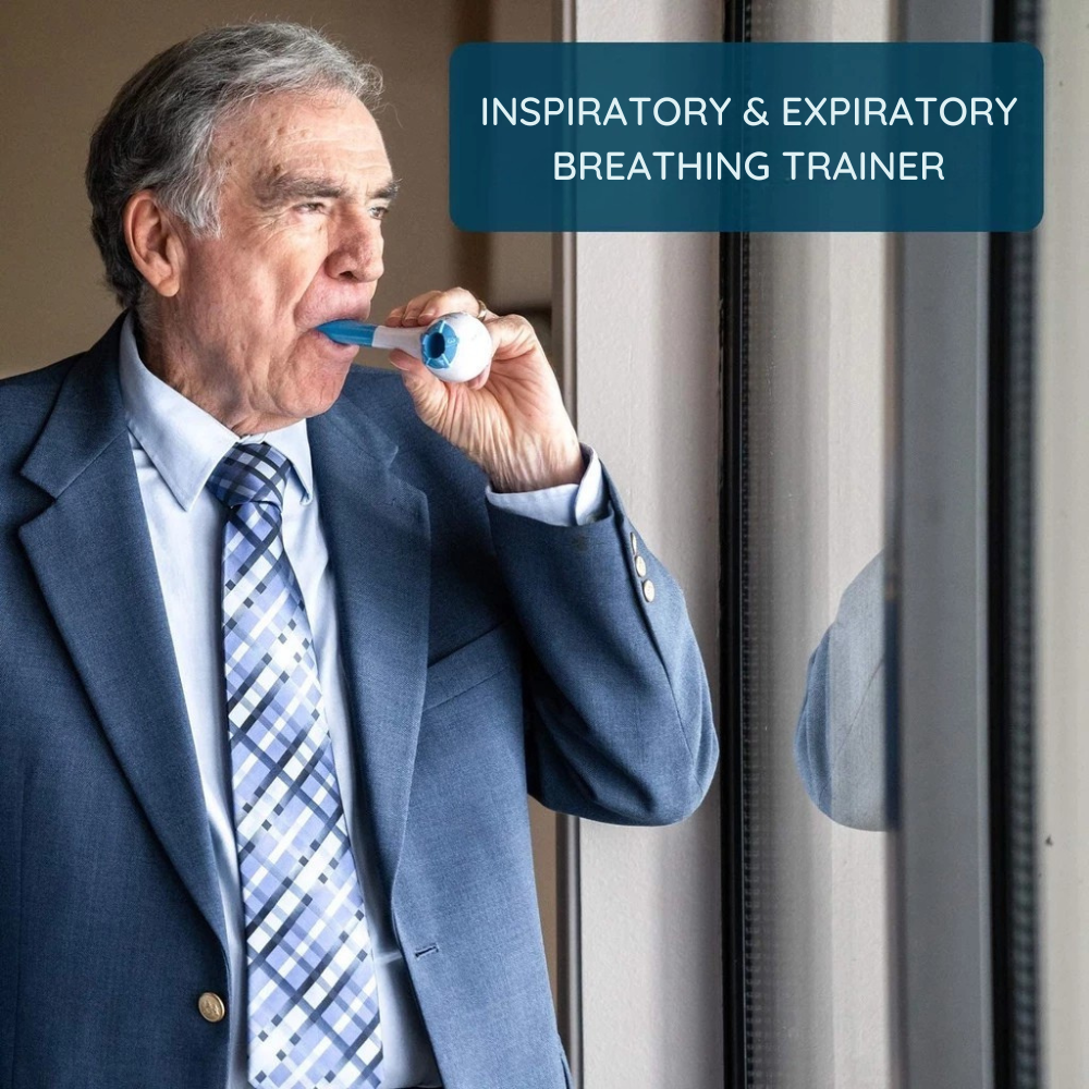 Breathing Exercise Device For Relaxed Breathing And Airflow Support
