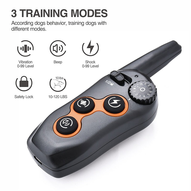 Pawfey IntelliPro Trainingshalsband für Hunde mit Fernbedienung