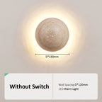 Asterra Wandleuchte in Creme-Finish für minimalistische Innenräume