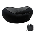 NovaGlide Memory Foam Neck Pillow For Travel Comfort On The Go