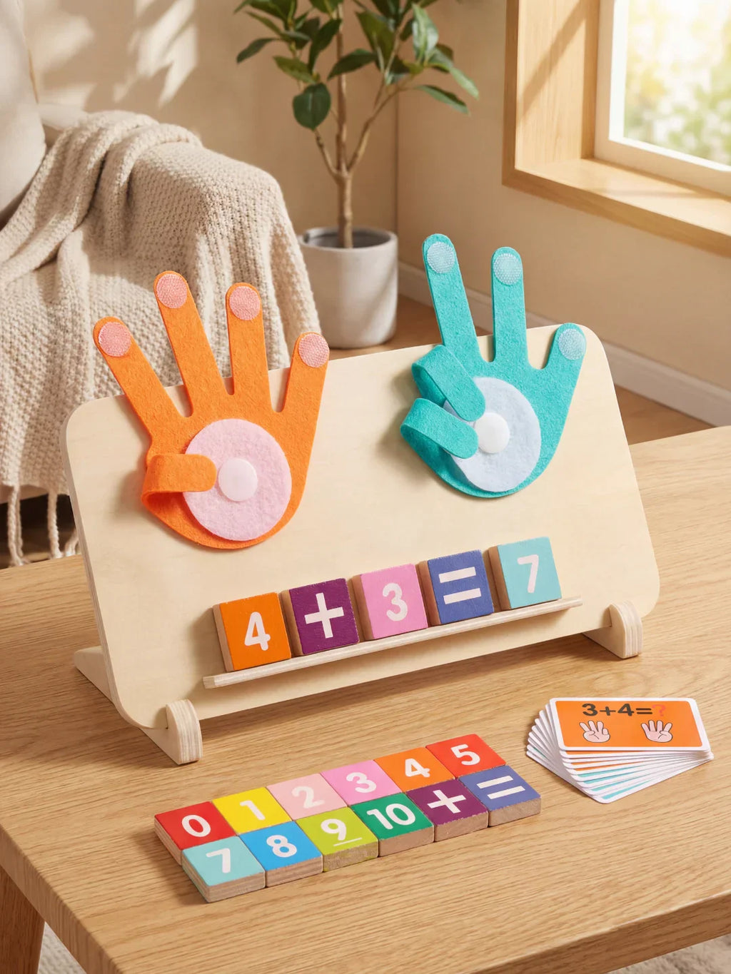 Montessori Wooden Baby and Toddler Math Board