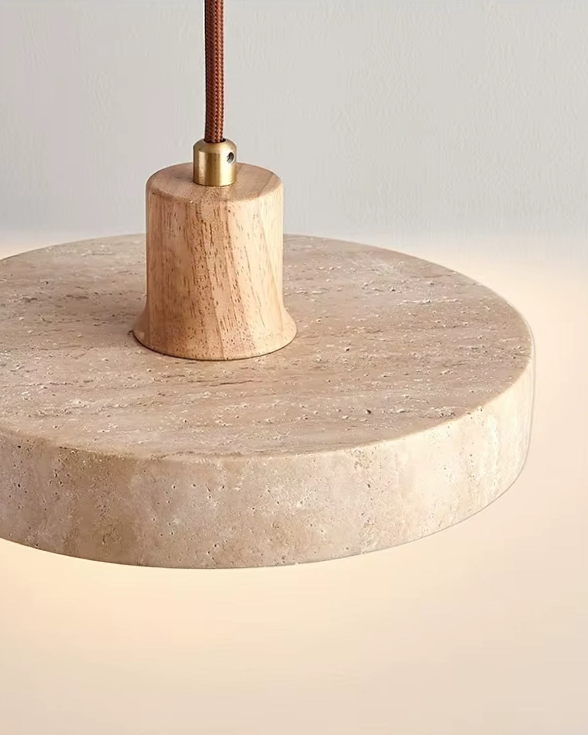 Nolare Travertine Pendant Light For Kitchen Ceiling