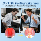 Portable Dual-Light Therapy Device for Hemorrhoid Relief – Red & Blue Light Treatment