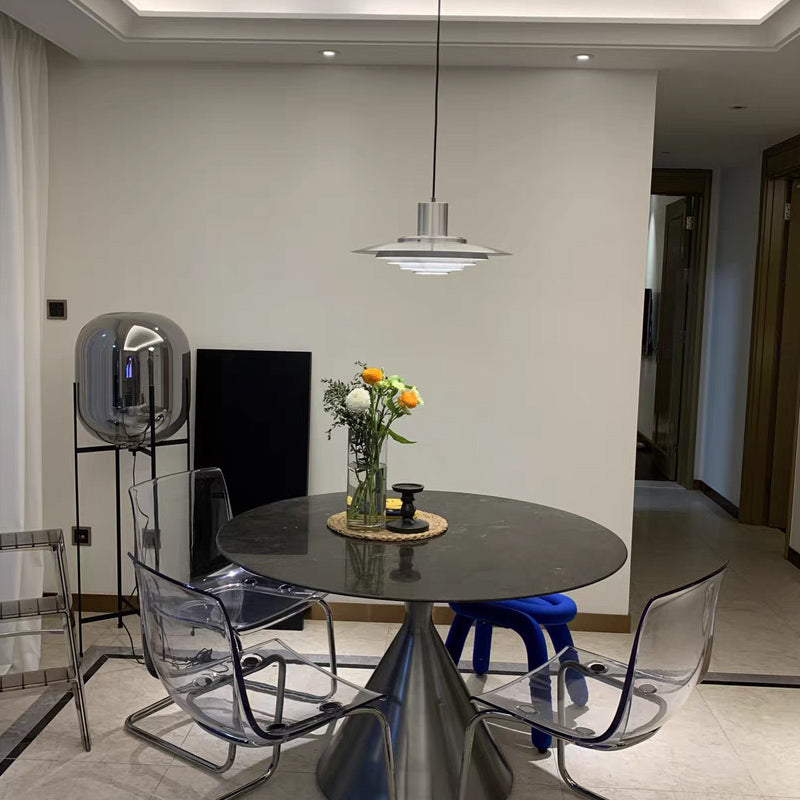 Nowoczesna lampa wisząca NovaLume z aluminium do jadalni