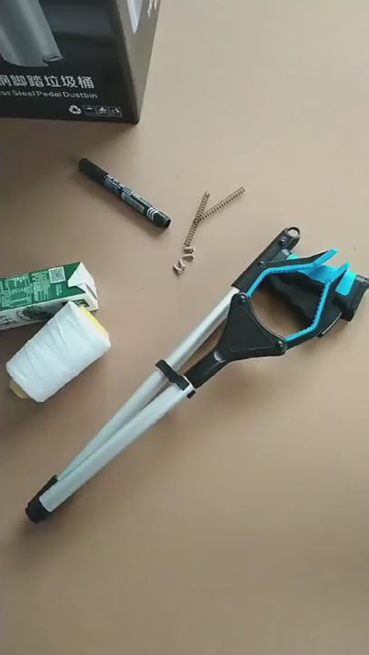 Slim Reacher Grabber With 360 Degree Jaw Rotation And Magnet For Litter Cleanup