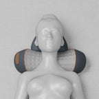 Heat And Vibration Neck Massager With Posture Support