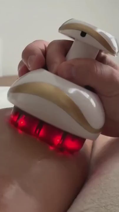 Dispositivo de Bienestar Corporal Cuatro en Uno con Luz Roja, Ventosas y Estimulación