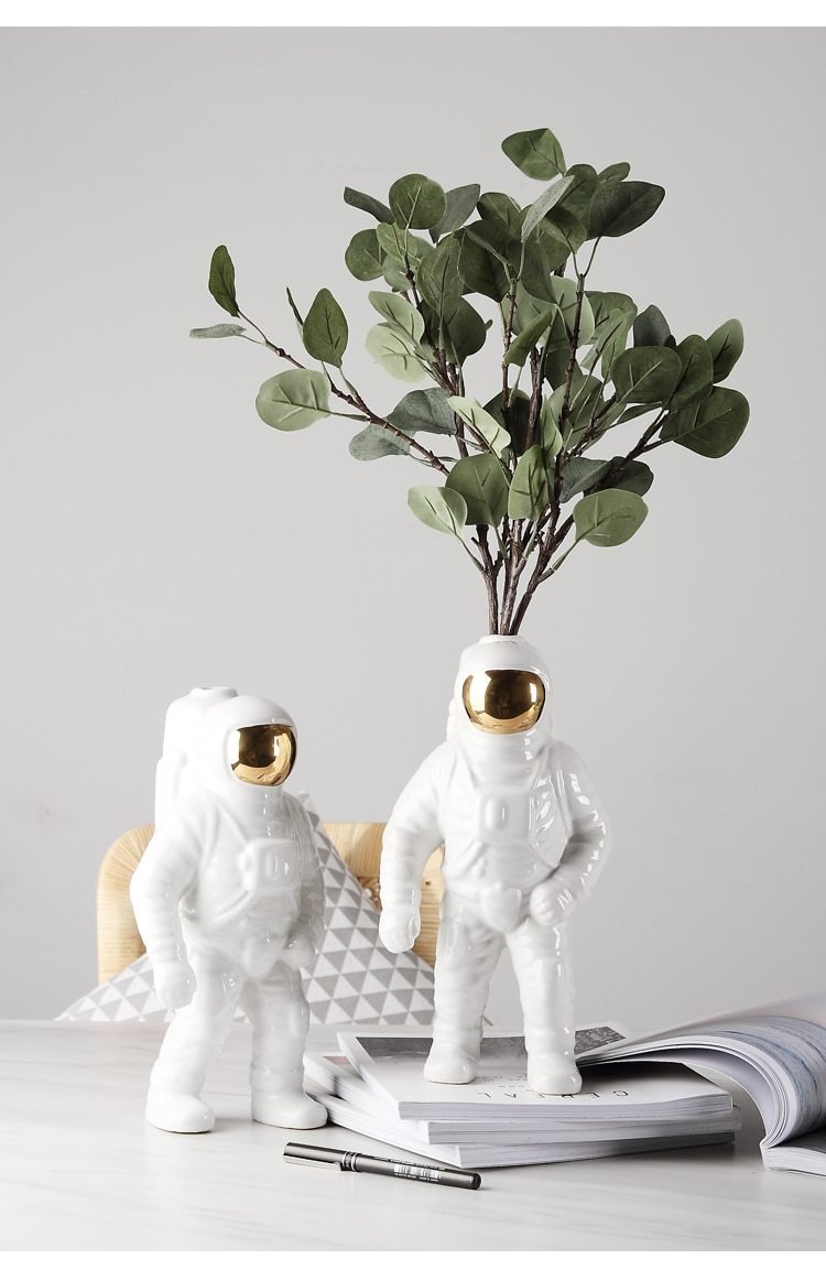 Vase AstroVoyage Orb Thème Céleste Espace Présentoir de Table
