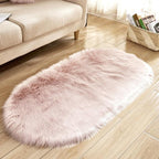 Marloft Fine Plush Faux Sheepskin Rug for Modern Living Spaces