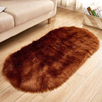 Marloft Fine Plush Faux Sheepskin Rug for Modern Living Spaces