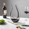 Luminara Aerating Crystal Wine Decanter For Smooth Pour