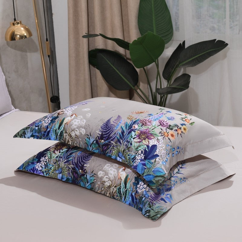 Aurelia Floral Print Egyptian Cotton Bedding Collection