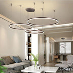Lustre circulaire moderne LuxeGlow avec design infini