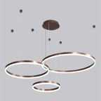 Lustre circulaire moderne LuxeGlow avec design infini