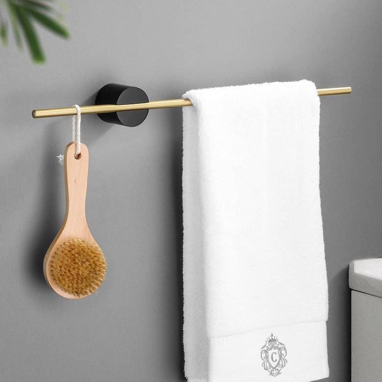 Aster Modern Aluminum Wall Mounted Towel Rail For Contemporary Bathrooms
