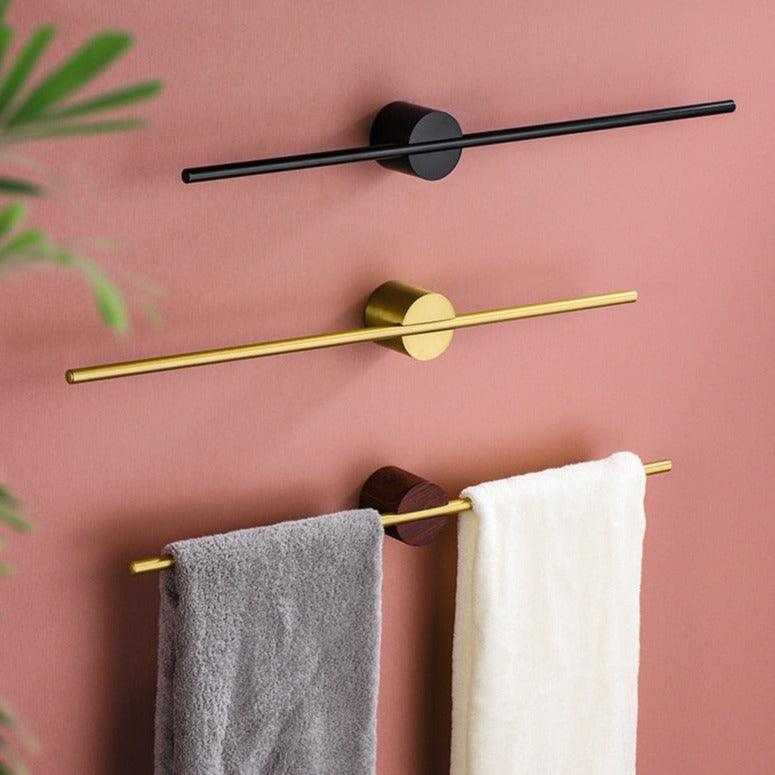 Aster Modern Aluminum Wall Mounted Towel Rail For Contemporary Bathrooms