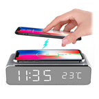 Réveil multifonction AstraLume ClockCharge avec chargeur sans fil