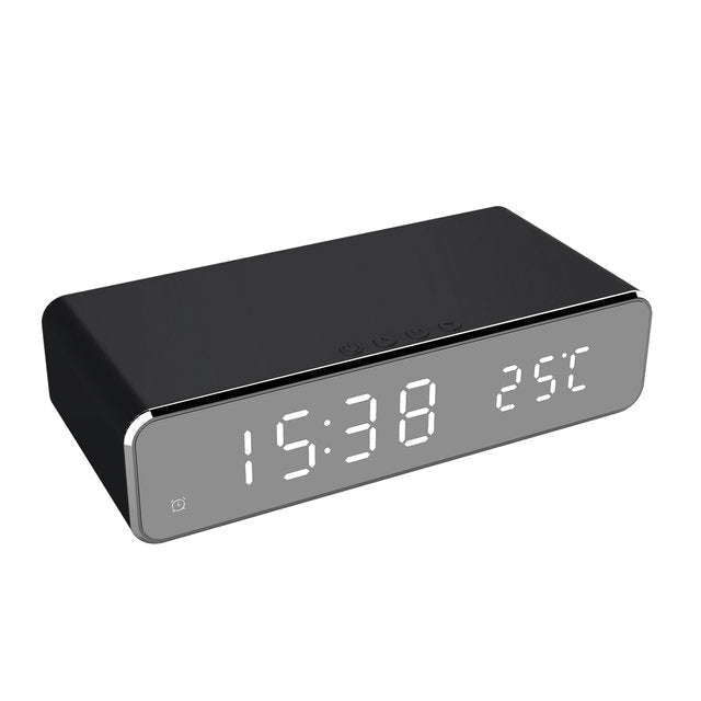 Réveil multifonction AstraLume ClockCharge avec chargeur sans fil