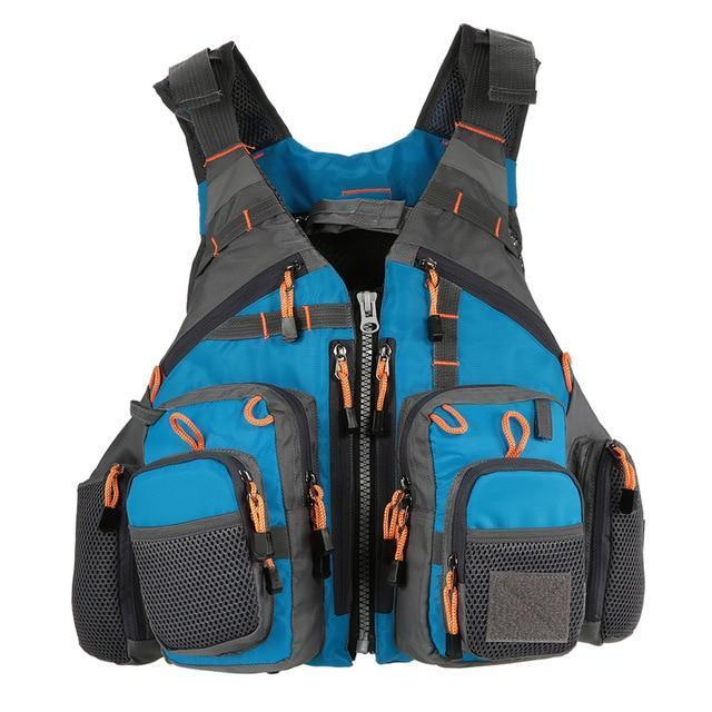 Colete de Pesca CastAway com 11 Bolsos para Atividades de Pesca