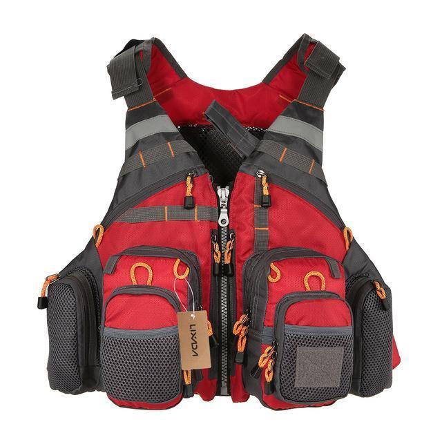 Colete de Pesca CastAway com 11 Bolsos para Atividades de Pesca