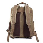 Rivelo Voyager Camera Backpack In Waxed Canvas Waterproof