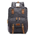 Rivelo Voyager Camera Backpack In Waxed Canvas Waterproof