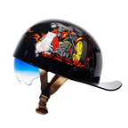 Casque demi-coque style baseball ZenForge DOT homologué coque ABS mousse EPS