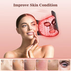 Glow Ritual – Hands-Free LED Light Therapy Mask for Radiant, Healthier-Looking Skin
