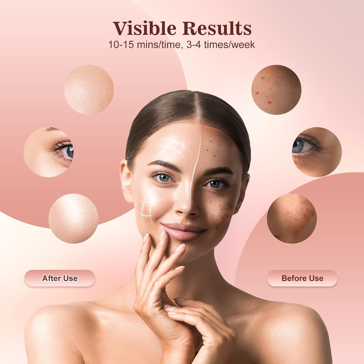 Glow Ritual – Hands-Free LED Light Therapy Mask for Radiant, Healthier-Looking Skin
