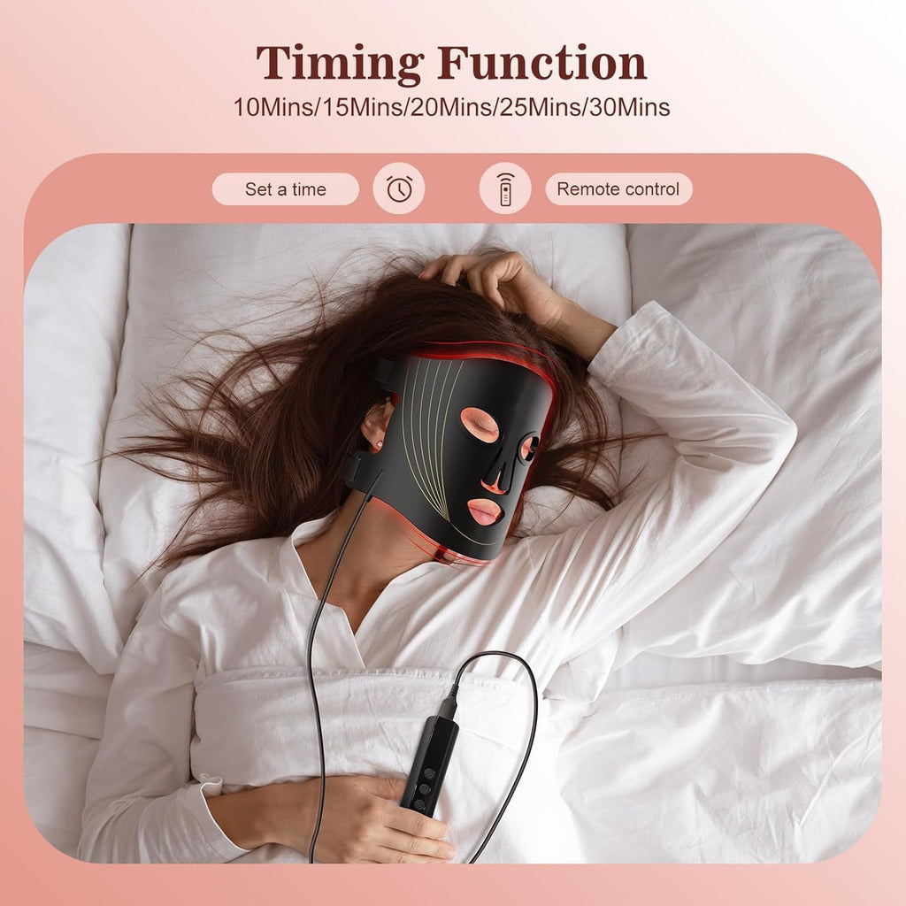 Glow Ritual – Hands-Free LED Light Therapy Mask for Radiant, Healthier-Looking Skin