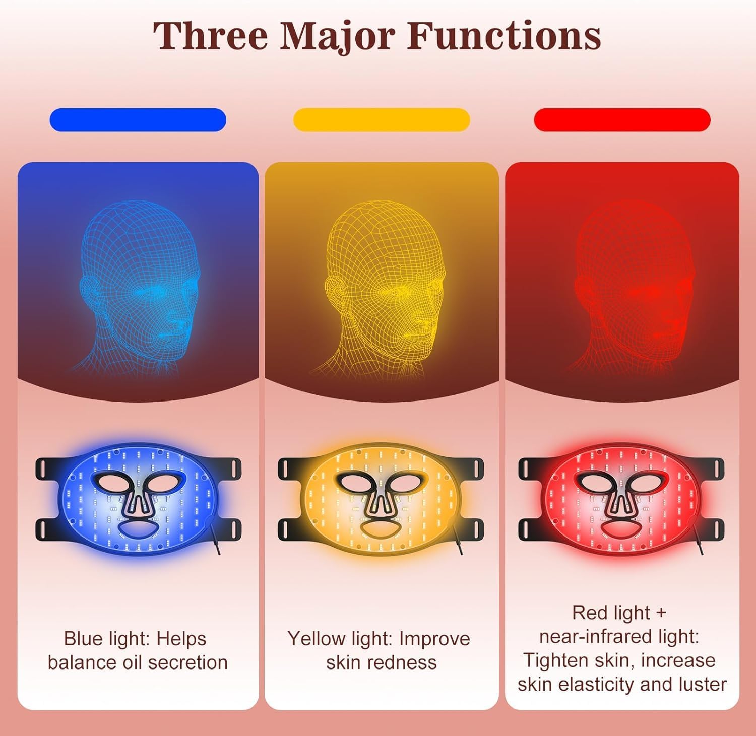 Glow Ritual – Hands-Free LED Light Therapy Mask for Radiant, Healthier-Looking Skin
