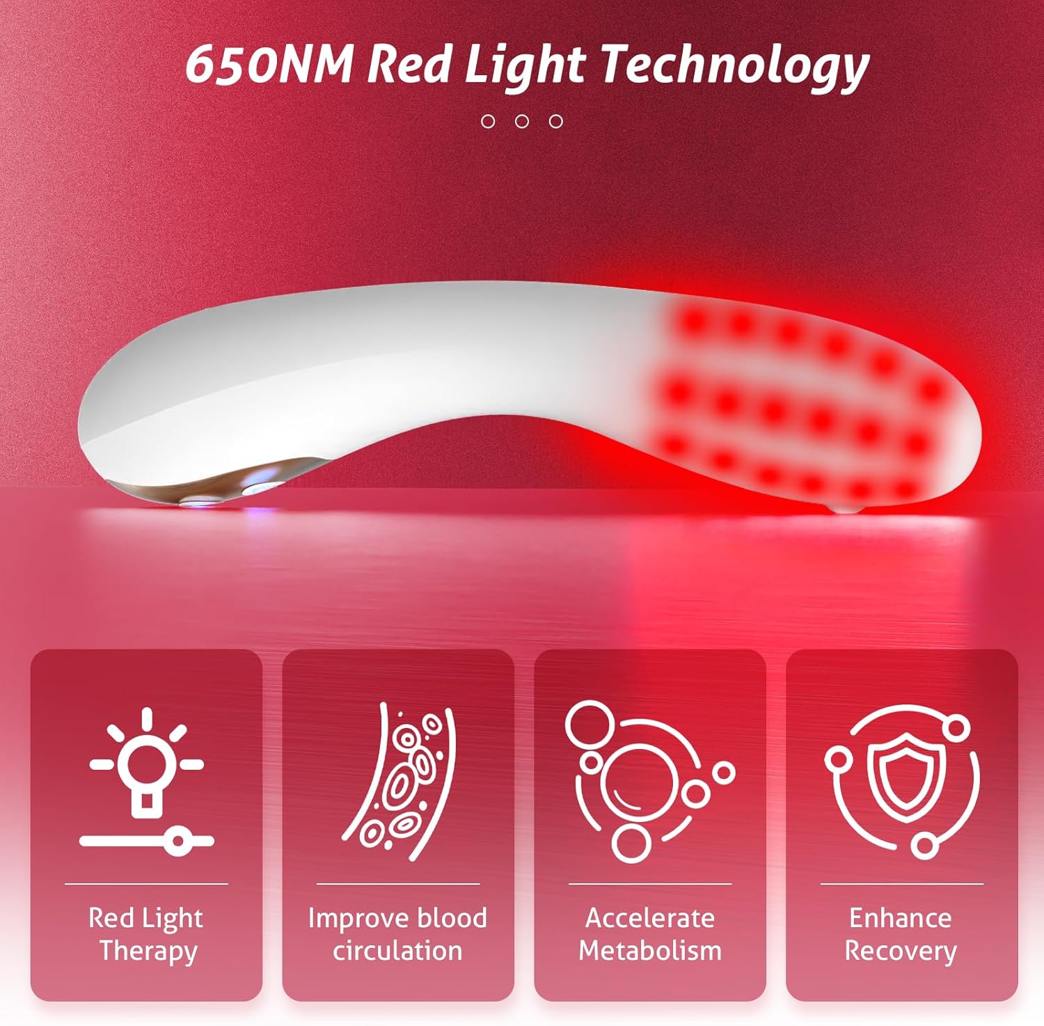 Intimate Wellness Light Therapy Device – Red, Blue & Yellow Light with Gentle Warming Care