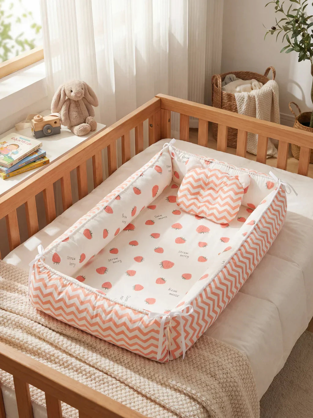 Extra-Long Baby Sleep Pod with Cervical Pillow
