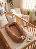 Soothing Cotton Baby Nest for Crib Transition