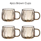 Set vintage de carafă și căni din sticlă Nova cu capac din oțel inoxidabil